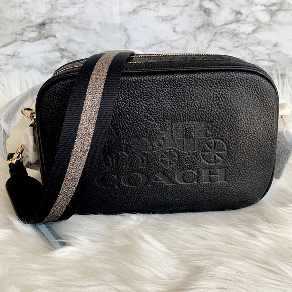 Coach Bags Coach Jes Crossbody Double Zip Leather Bag Black Poshmark